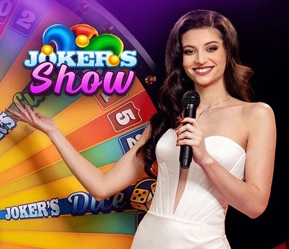 Official Live Dealer logo: Joker’s Show by Skywind Group at My Empire