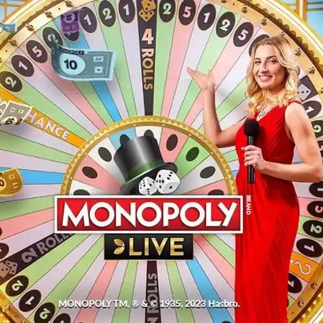 Monopoly Live game by Evolution – logo hosted on My Empire